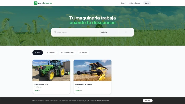 AgroComparto Conceptos iniciales