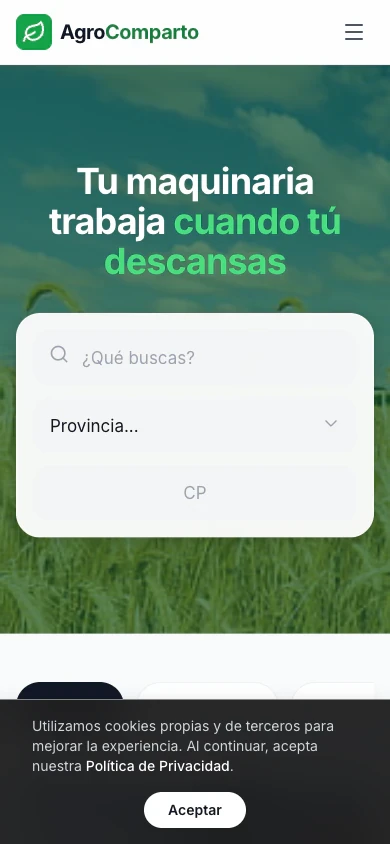 AgroComparto - mobile