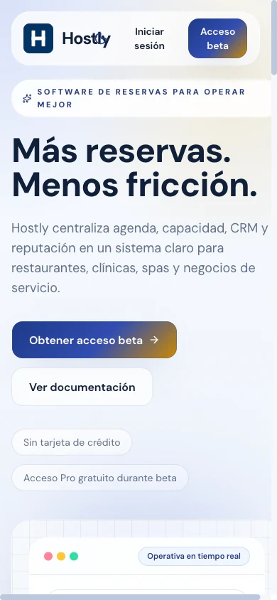 Hostly - mobile