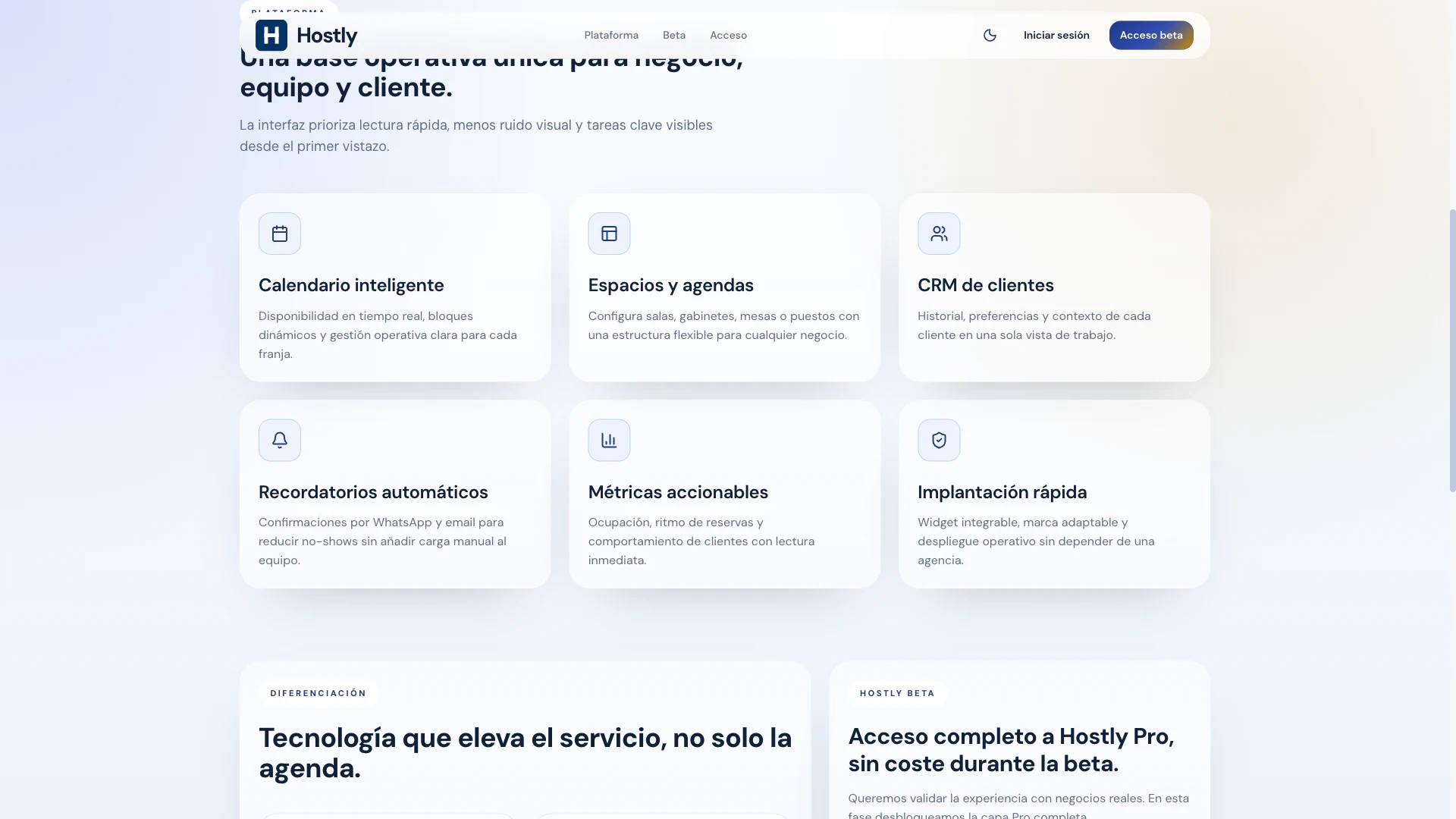 Hostly Initial concepts